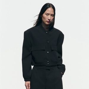 NWT Maxi Bomber Jacket Zara